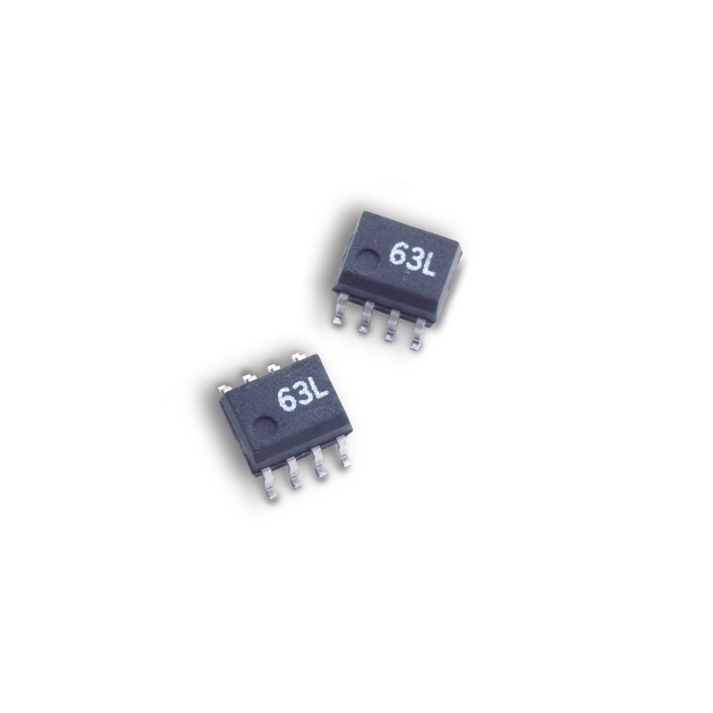 2 pcs - Broadcom, HCPL-063L-500E AC/DC Input Transistor Output Dual Optocoupler, Surface Mount, 8-Pin SO