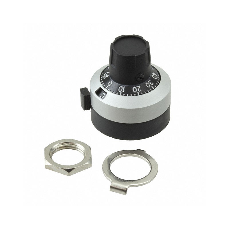 1 pcs : H-516-3A - SCALE DIAL 0.125' 15 TURN METAL