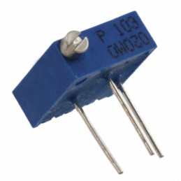 1 pcs : 3292P-1-103LF - TRIMMER 10K OHM 0.5W PC PIN SIDE