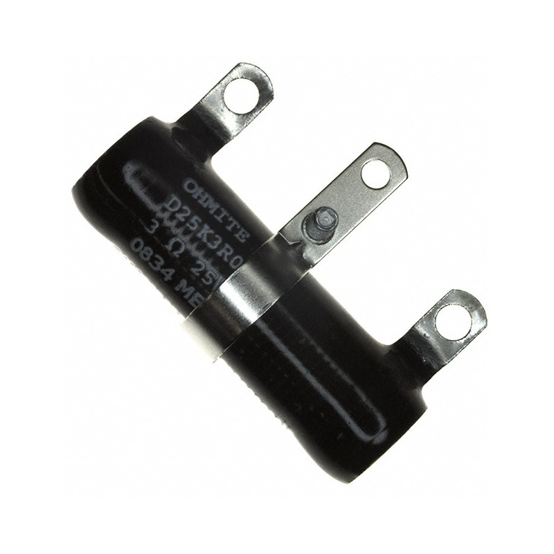 1 pcs : D25K3R0E - ADJ PWR RES 3 OHM 25W CHAS MT