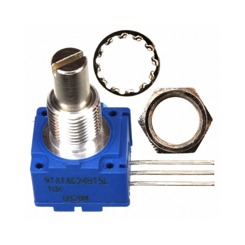1 pcs : 91A1A-G24-B15L - POT 10K OHM 1W PLASTIC LINEAR