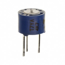 1 pcs : T7YA473MB40 - TRIMMER 47K OHM 0.5W PC PIN TOP
