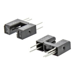 2 pcs - EE-SX3081 Omron, Through Hole Slotted Optical Switch, Phototransistor Output