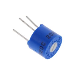 1 pcs : PV12P202A01B00 - TRIMMER 2K OHM 0.5W PC PIN TOP