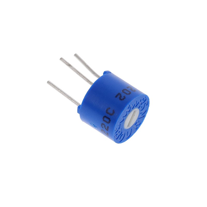 1 pcs : PV12P202A01B00 - TRIMMER 2K OHM 0.5W PC PIN TOP