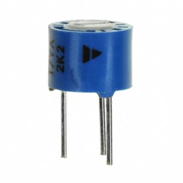 1 pcs : T7YA223MB40 - TRIMMER 22K OHM 0.5W PC PIN TOP