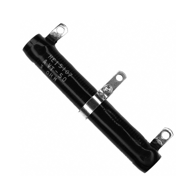 1 pcs : AVT05006E3R000KE - ADJ PWR RES 3 OHM 50W CHAS MT