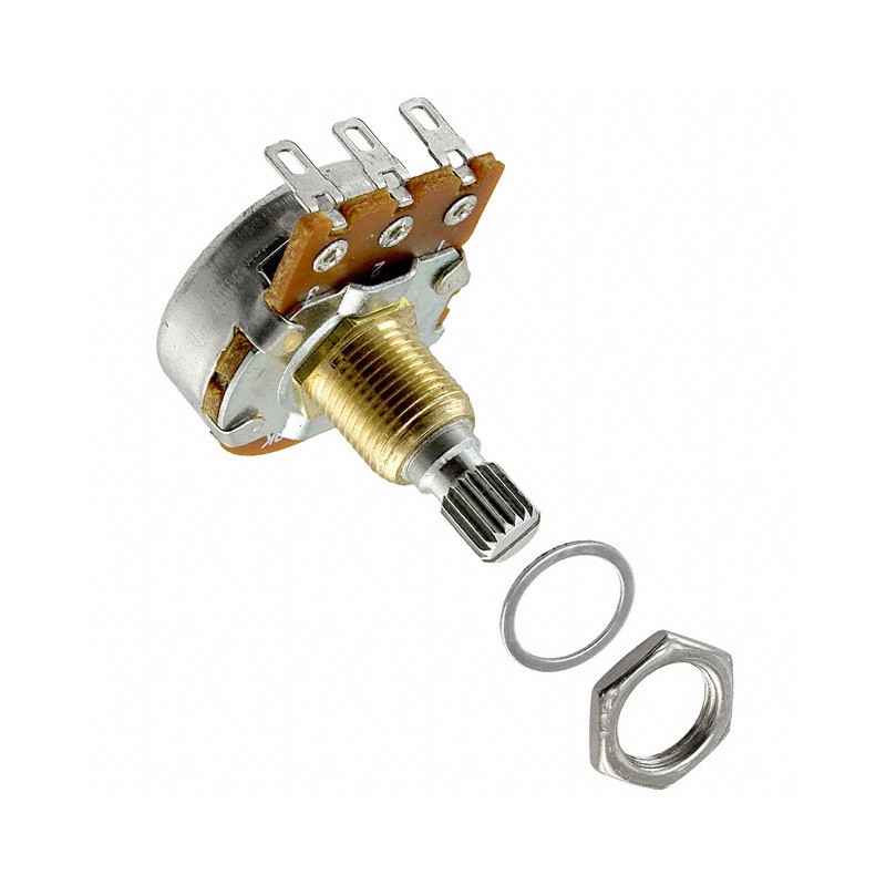 1 pcs : PDB241-GTR01-504C2 - POT 500K OHM 1/4W CARBON R-LOG