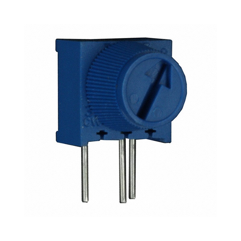 1 pcs : 3386X-1-102TLF - TRIMMER 1K OHM 0.5W PC PIN SIDE