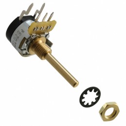 1 pcs : 270X232A102B1B1 - POT 1K OHM 1/4W CARBON LINEAR