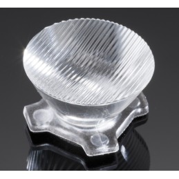 2 pcs - Ledil CA11266_HEIDI-O, Heidi Series LED Lens, Oval Beam