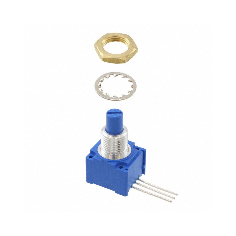 1 pcs : 96R1A-R16-A15L - POT 10K OHM 2W CERMET LINEAR