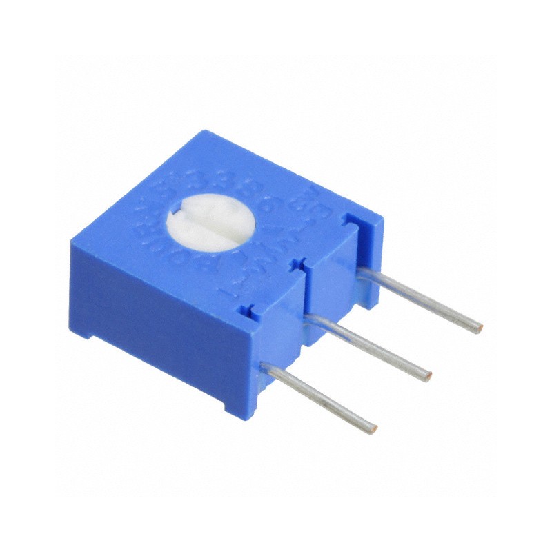 1 pcs : 3386S-1-102LF - TRIMMER 1K OHM 0.5W PC PIN SIDE