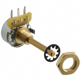 1 pcs : 270X232A502B1A1 - POT 5K OHM 1/4W CARBON LINEAR