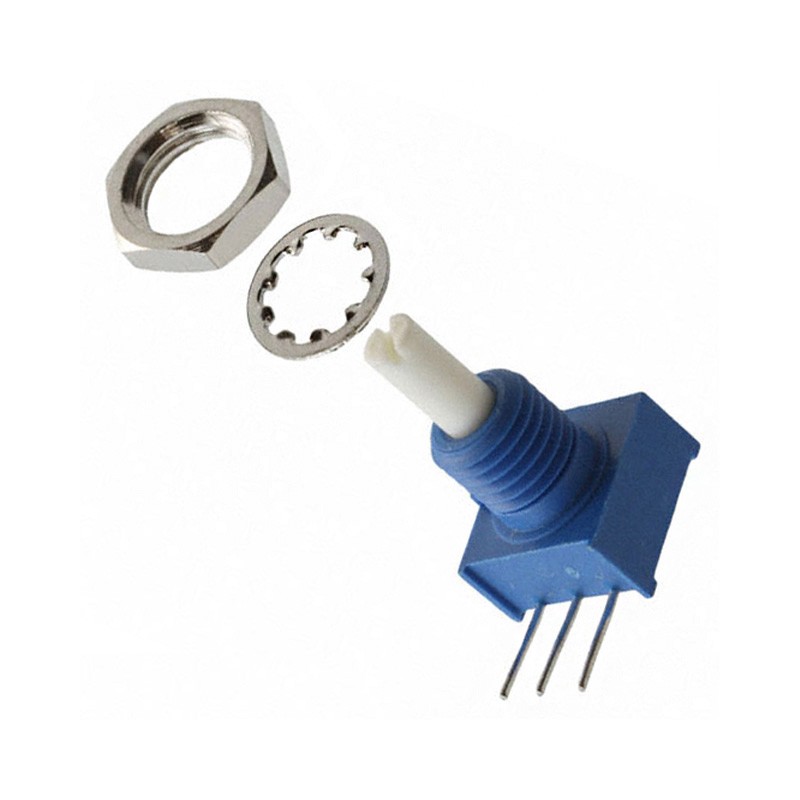 1 pcs : 3310C-001-504L - POT 500K OHM 1/4W PLASTIC LINEAR