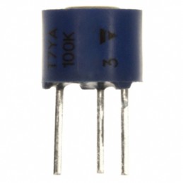 1 pcs : T7YA104MB40 - TRIMMER 100K OHM 0.5W PC PIN TOP