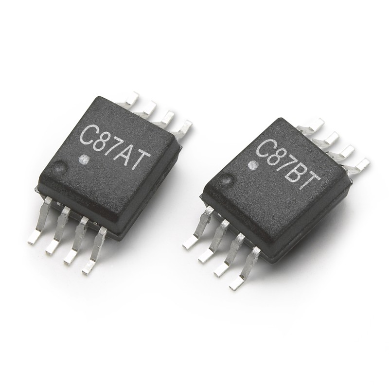 2 pcs - Broadcom, ACPL-C87A-500E DC Input Optocoupler, Surface Mount, 8-Pin SO