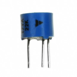 1 pcs : T7YA223MB40 - TRIMMER 22K OHM 0.5W PC PIN TOP