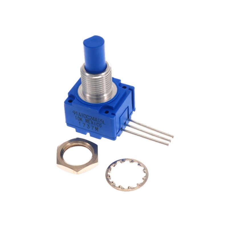 1 pcs : 91A1D-C24-A15L - POT 10K OHM 2W CERMET LINEAR