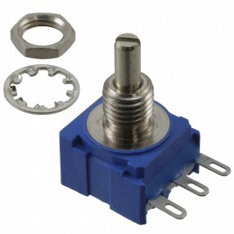 1 pcs : 53CAD-E16-D15L - POT 10K OHM 1/4W PLASTIC LOG