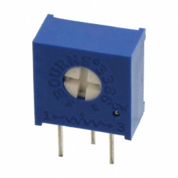 1 pcs : 3386V-1-102LF - TRIMMER 1K OHM 0.5W PC PIN SIDE