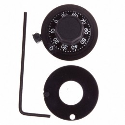 1 pcs : H-22-6A-B - SCALE DIAL 0.25' 15 TURN METAL