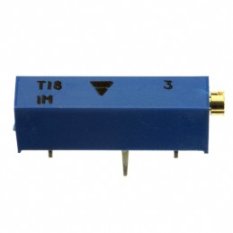 1 pcs : T18105KT10 - TRIMMER 1M OHM 0.75W PC PIN SIDE