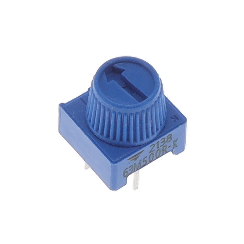 1 pcs : M63M501KB30T607 - TRIMMER 500 OHM 0.5W PC PIN SIDE