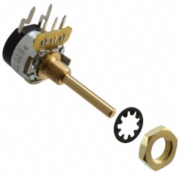 1 pcs : 270X232A504B1B1 - POT 500K OHM 1/5W CARBON LINEAR