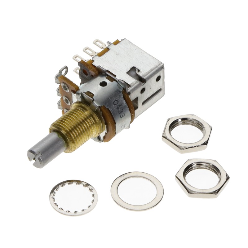 1 pcs : 18VRGT324S254NA3 - POT 250K OHM 1/20W LOGARITHMIC