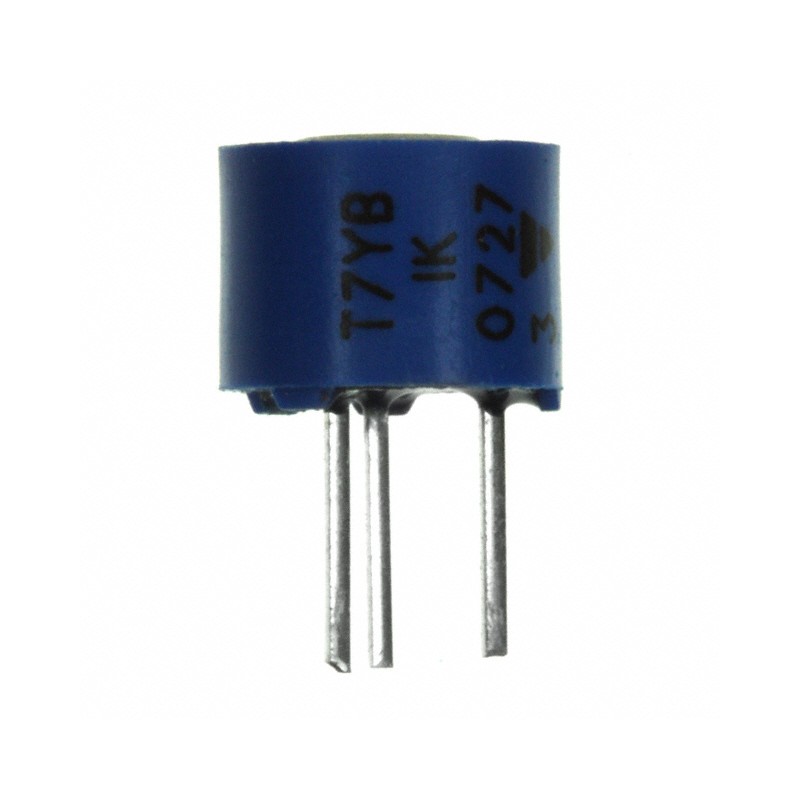 1 pcs : T7YB103MB40 - TRIMMER 10K OHM 0.5W PC PIN TOP