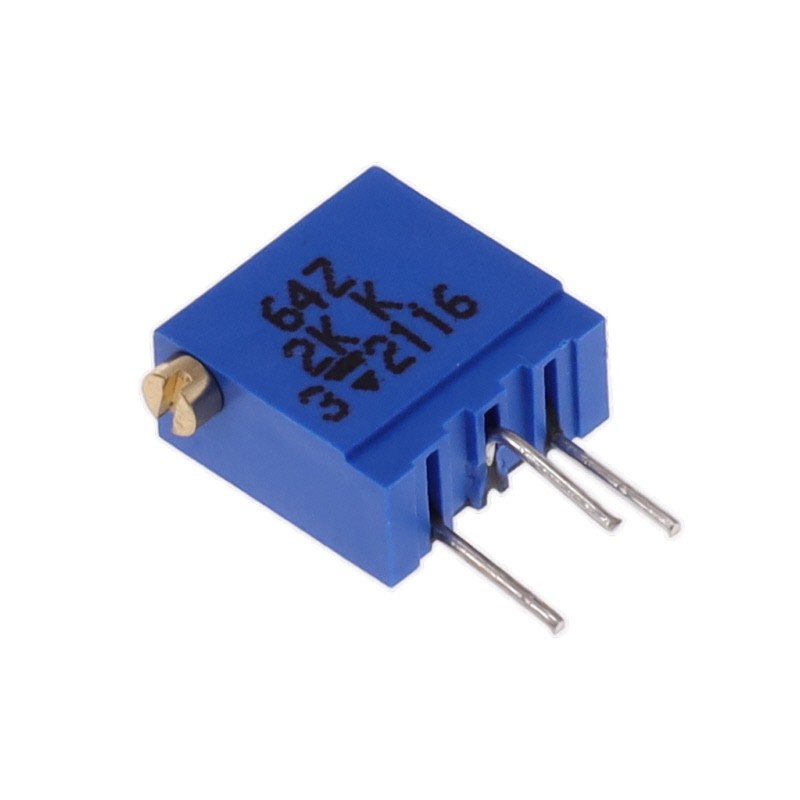 1 pcs : M64Z202KB40 - TRIMMER 2K OHM 0.5W PC PIN SIDE