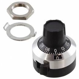 1 pcs : H-516-6A - SCALE DIAL 0.25' 15 TURN METAL