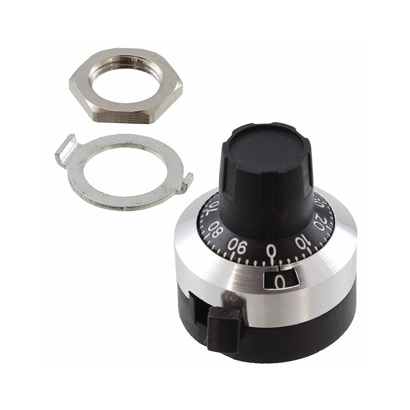 1 pcs : H-516-6A - SCALE DIAL 0.25' 15 TURN METAL