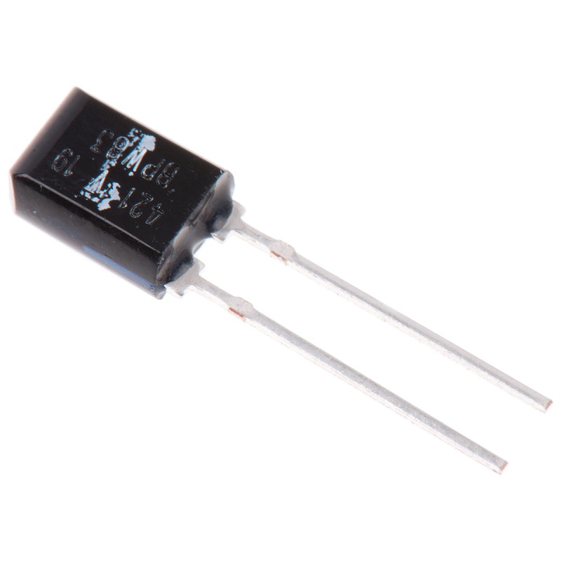 20 pcs - Vishay, BPW83 IR + Visible Light Si Photodiode, Through Hole