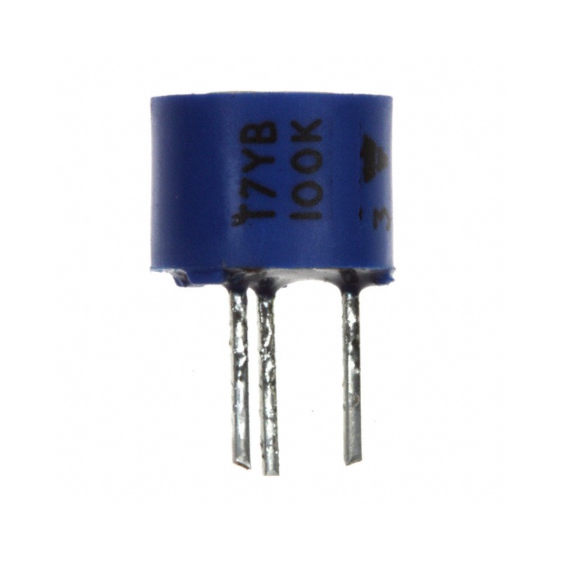 1 pcs : T7YB104MB40 - TRIMMER 100K OHM 0.5W PC PIN TOP