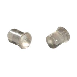 20 pcs - PLP2-2.5MM-D Bivar, Panel Mount LED Light Pipe, White Round Lens