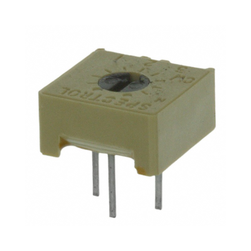 1 pcs : M63P202KB40 - TRIMMER 2K OHM 0.5W PC PIN SIDE