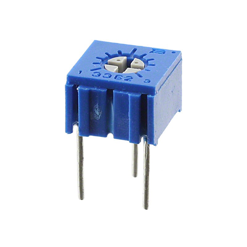 1 pcs : 3362F-1-102LF - TRIMMER 1K OHM 0.5W PC PIN TOP