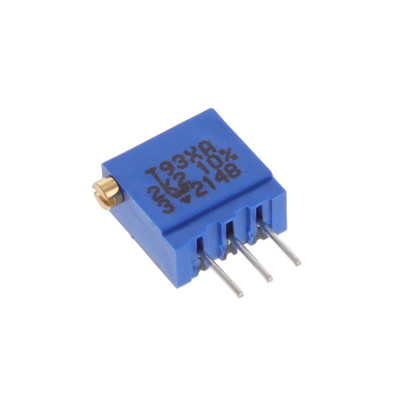 1 pcs : T93XA222KT20 - TRIMMER 2.2KOHM 0.5W PC PIN SIDE