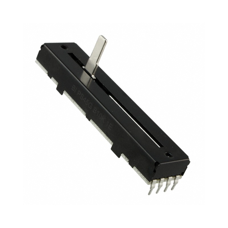 1 pcs : PS45G-C1LBR10KN - SLIDE POT 10K OHM 0.25W TOP 45MM