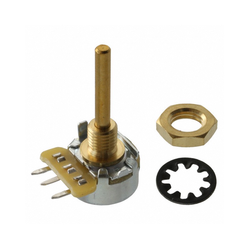 1 pcs : 270X232A102B1A1 - POT 1K OHM 1/4W CARBON LINEAR