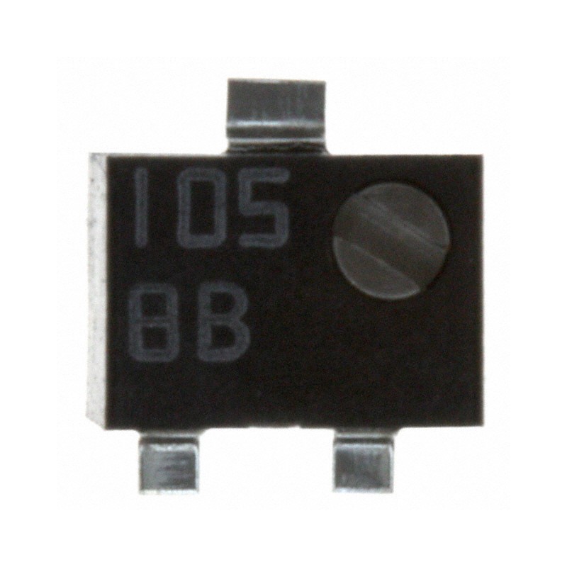 1 pcs : SM-42TX105 - TRIMMER 1M OHM 0.25W GW TOP ADJ