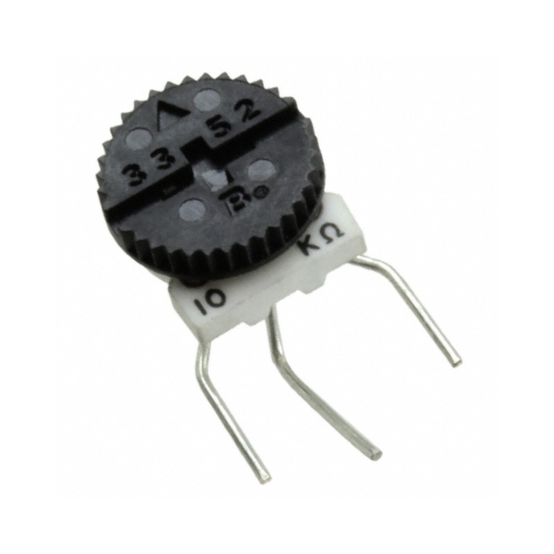 1 pcs : 3352V-1-504LF - THUMBWHEEL POT 500K OHM 0.5W SID