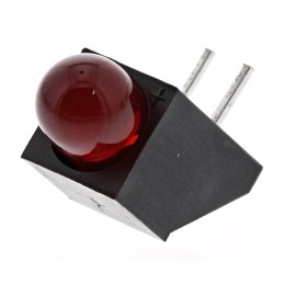 20 pcs - Kingbright L-1503CB/1ID, Red Right Angle PCB LED Indicator, Through Hole 2.5 V