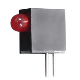 20 pcs - Kingbright L-710A8EW/1ID, Red Right Angle PCB LED Indicator, Through Hole 2.5 V
