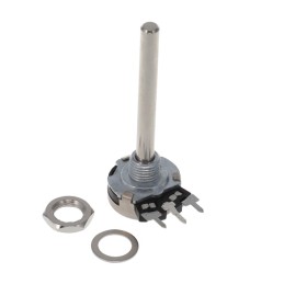 1 pcs : T16SH-M04N-501A2020-TA - POT 500 OHM 1/5W CARBON LINEAR