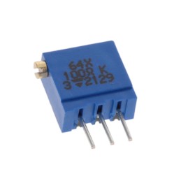 1 pcs : M64X101KB40 - TRIMMER 100 OHM 0.5W PC PIN SIDE