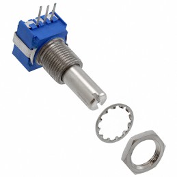 1 pcs : 51AAA-B28-A15L - POT 10K OHM 1W CERMET LINEAR