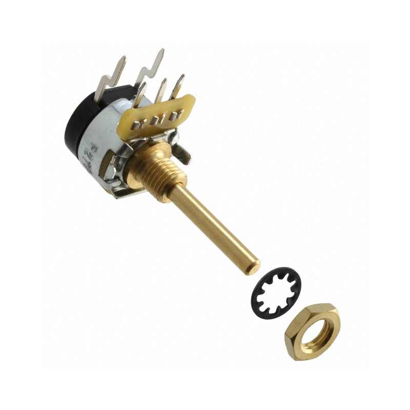 1 pcs : 270X232A501B1B1 - POT 500 OHM 1/4W CARBON LINEAR